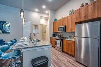 Granite countertops/breakfast bar